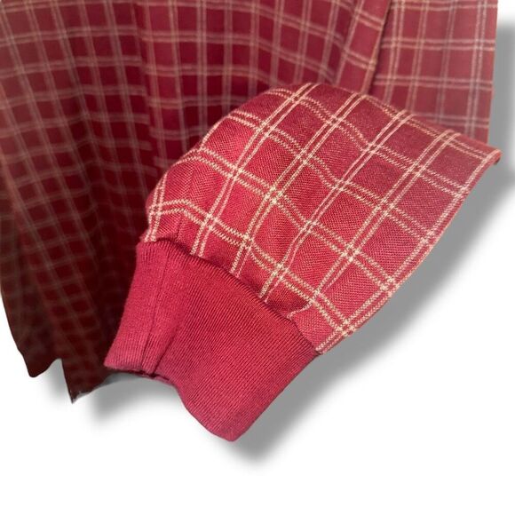 80s Polo Ralph Lauren Wine Red Made in USA L/S Polo Shirt Sz L - Picture 6 of 10